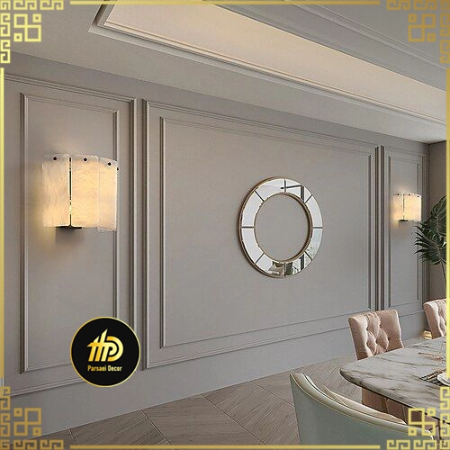 گچبری مدرن دیواری پروژه 1404