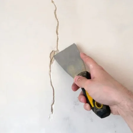 ترک مویی بعد از گچکاری